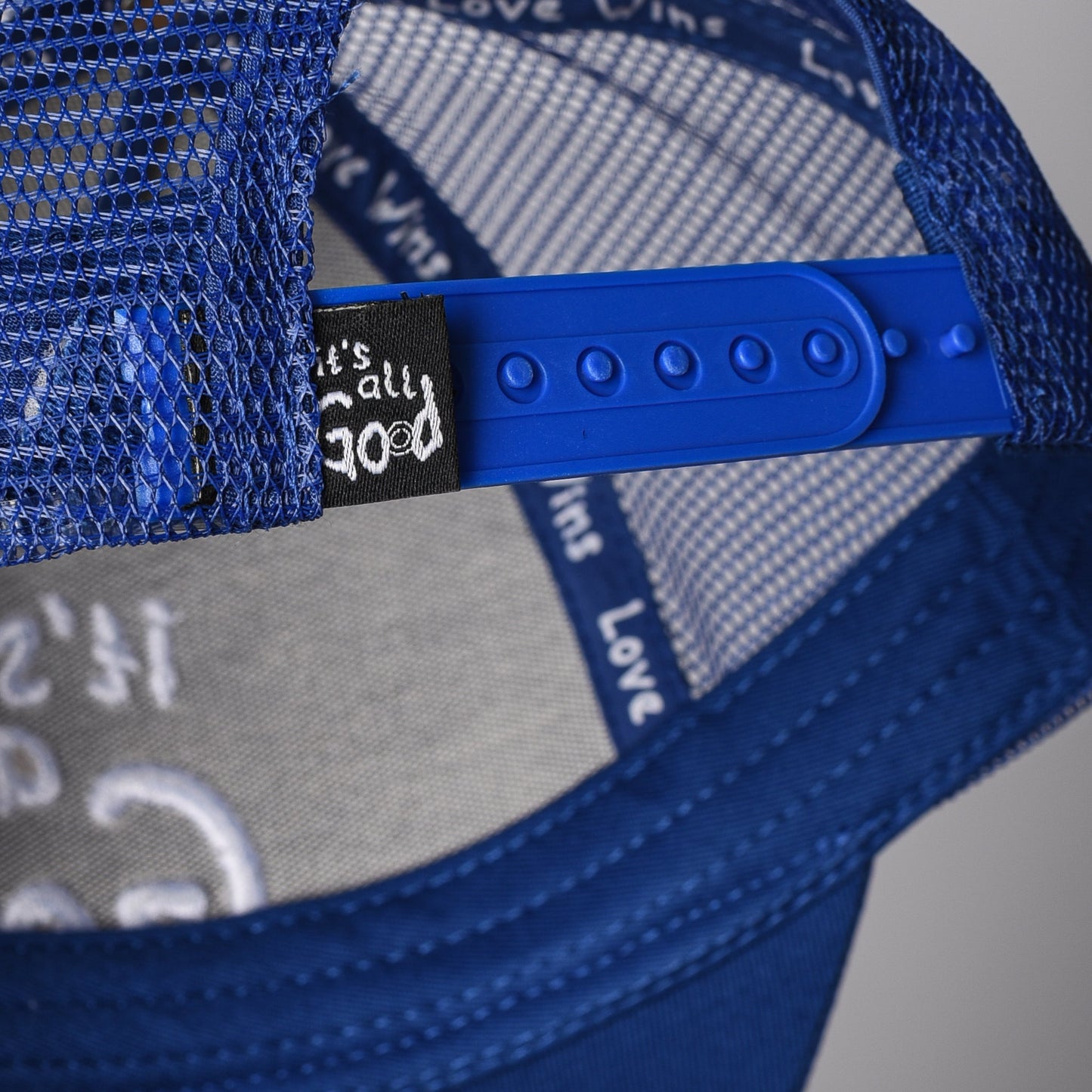 it's all God Trucker - Blue