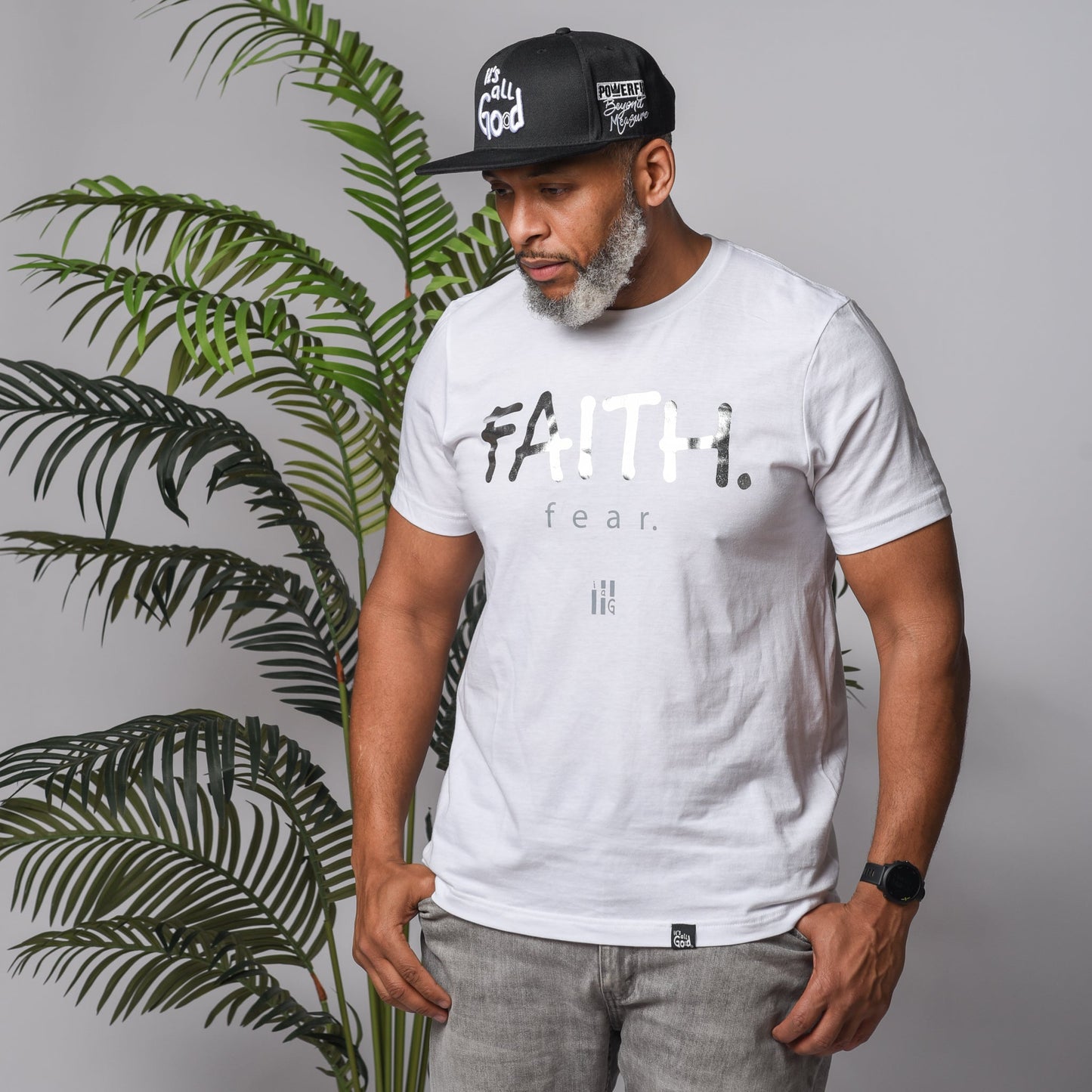 Bigger than fear x Foil - White
