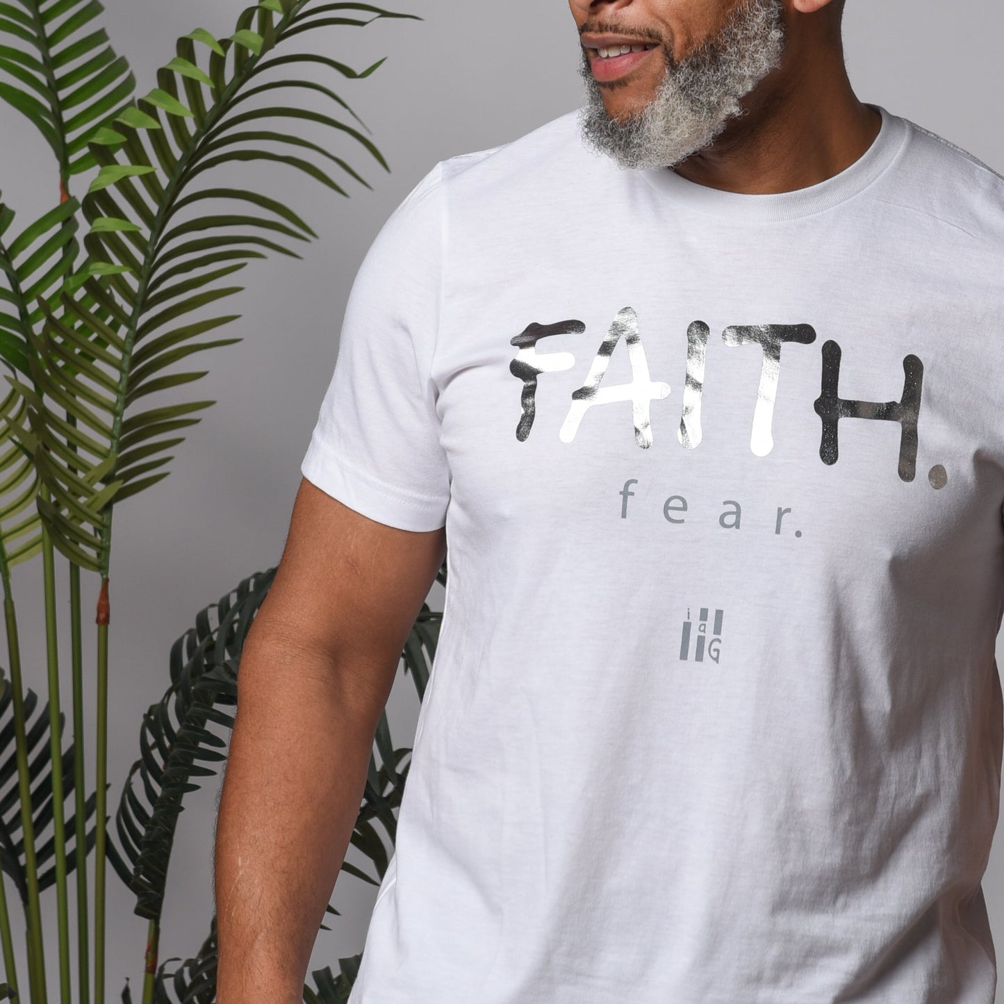 Bigger than fear x Foil - White