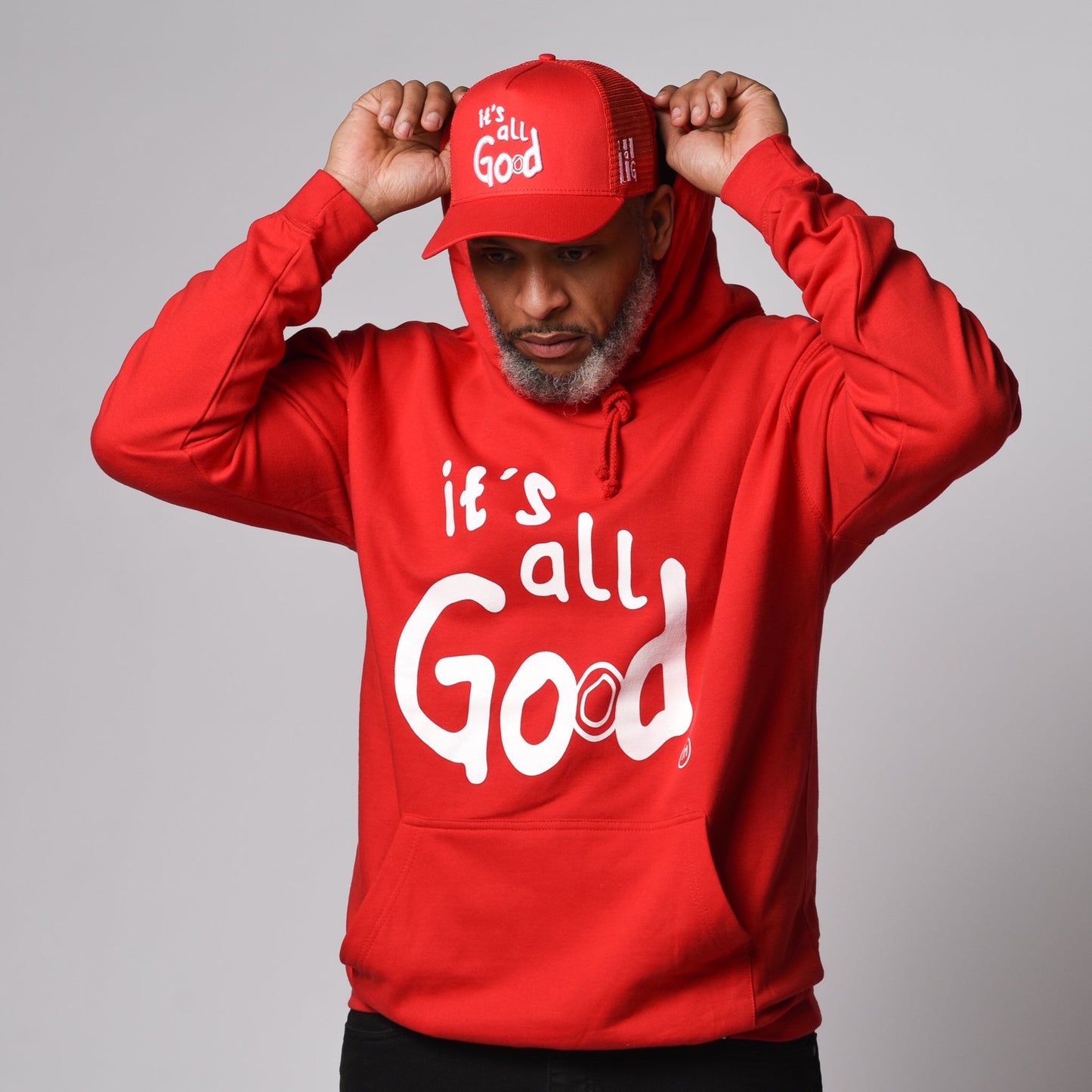 it's all God Trucker - Red