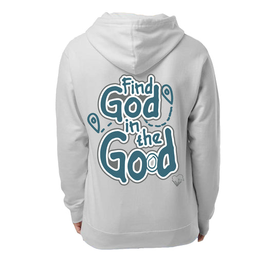 Find God Fleece Pullover Hoodie - Smoke