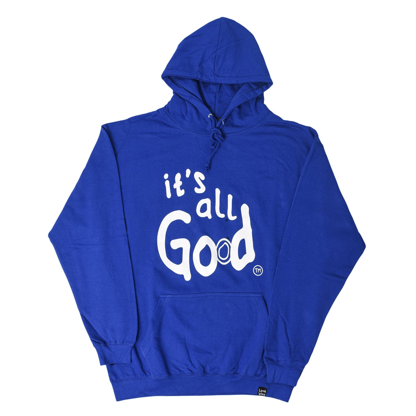 it's all God Fleece Pullover Hoodie - Blue