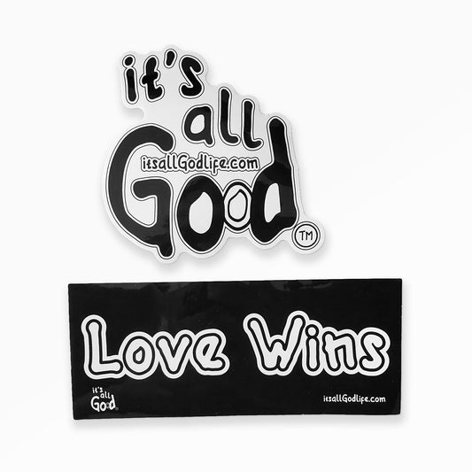 it's all GOoD / Love Wins Sticker Pack